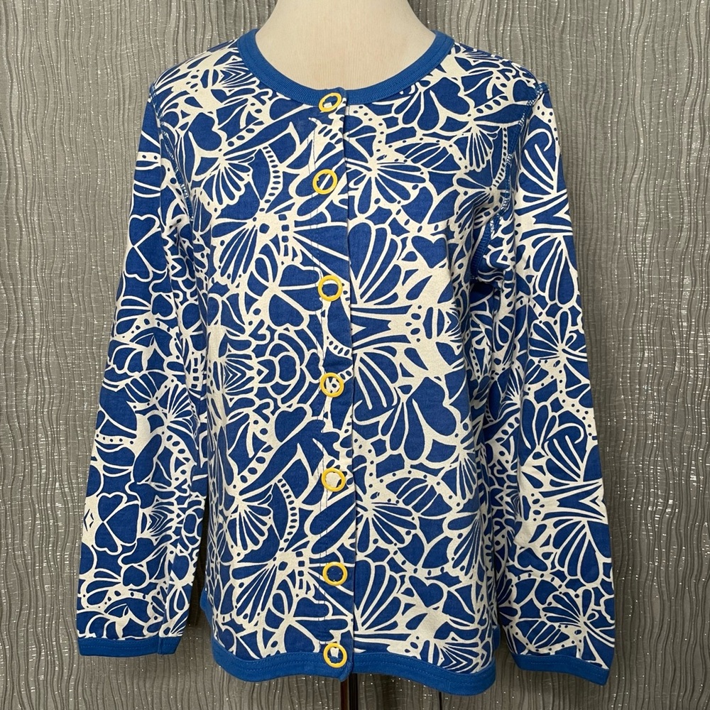 Three Hearts snap front cardigan